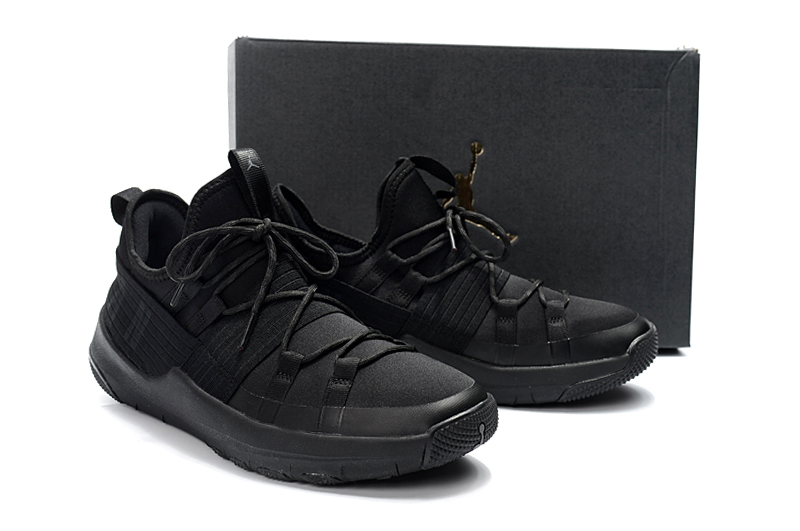 Men's All Black 2018 Jordan Training Shoes - Click Image to Close